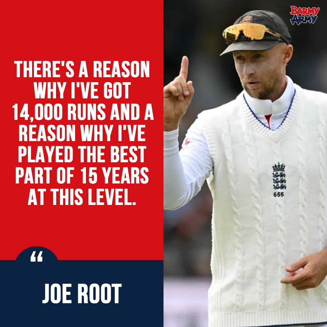 TheBarmyArmy's tweet photo. Joe Root isn't too concerned about his recent form with the bat 🏴󠁧󠁢󠁥󠁮󠁧󠁿 https://t.co/IOU865aJkn