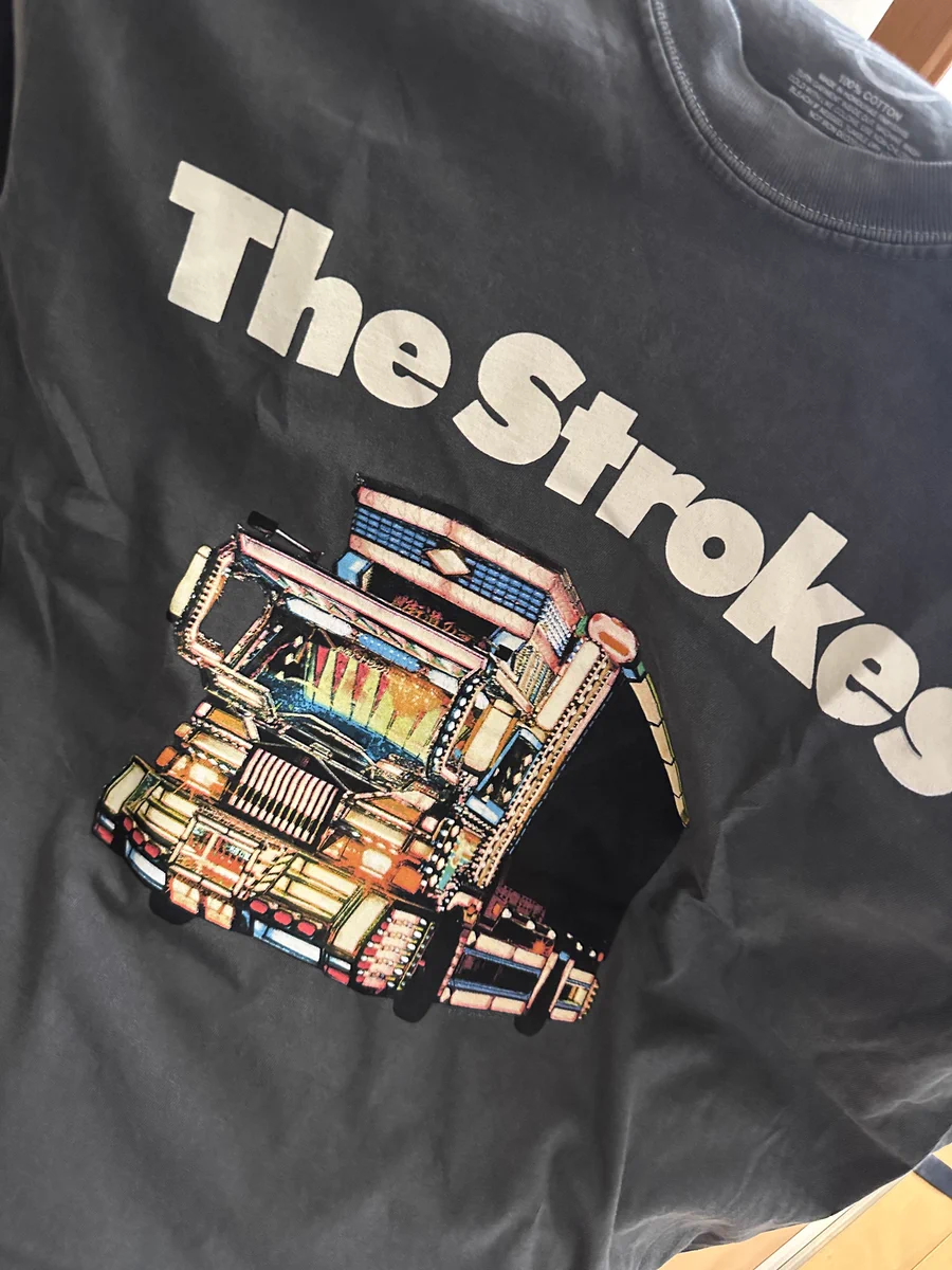 The Strokes Tシャツ デコトラプリント サマソニ Lサイズ レコード屋 on X: