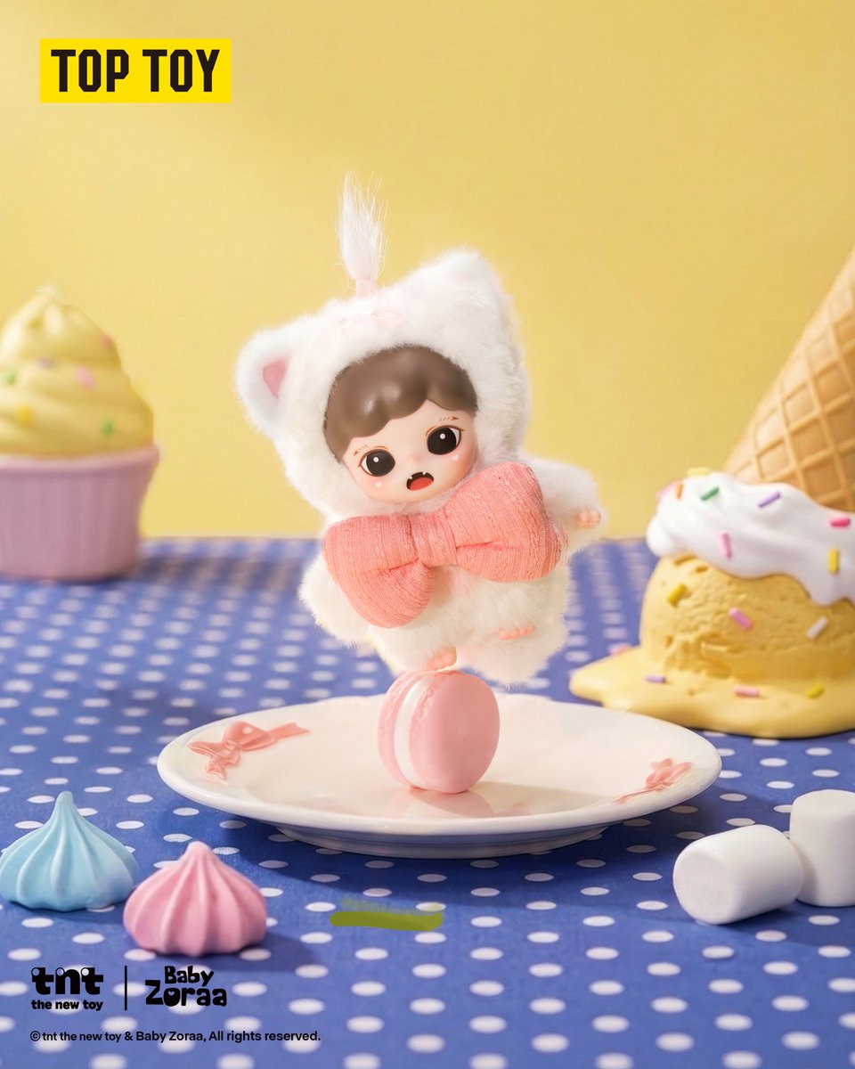 TOPTOYJapan's tweet photo. 甘さは満点以上? とびきりスイートなZoraa🩷
小さなからだに、かわいさとおちゃめさをぎゅっと詰め込みました。
ちょこんと飾るだけで、いつもの空間が軽やかで楽しい雰囲気に✨
#toptoy #toptoyjapan #Zoraa https://t.co/0zPsyicXKU