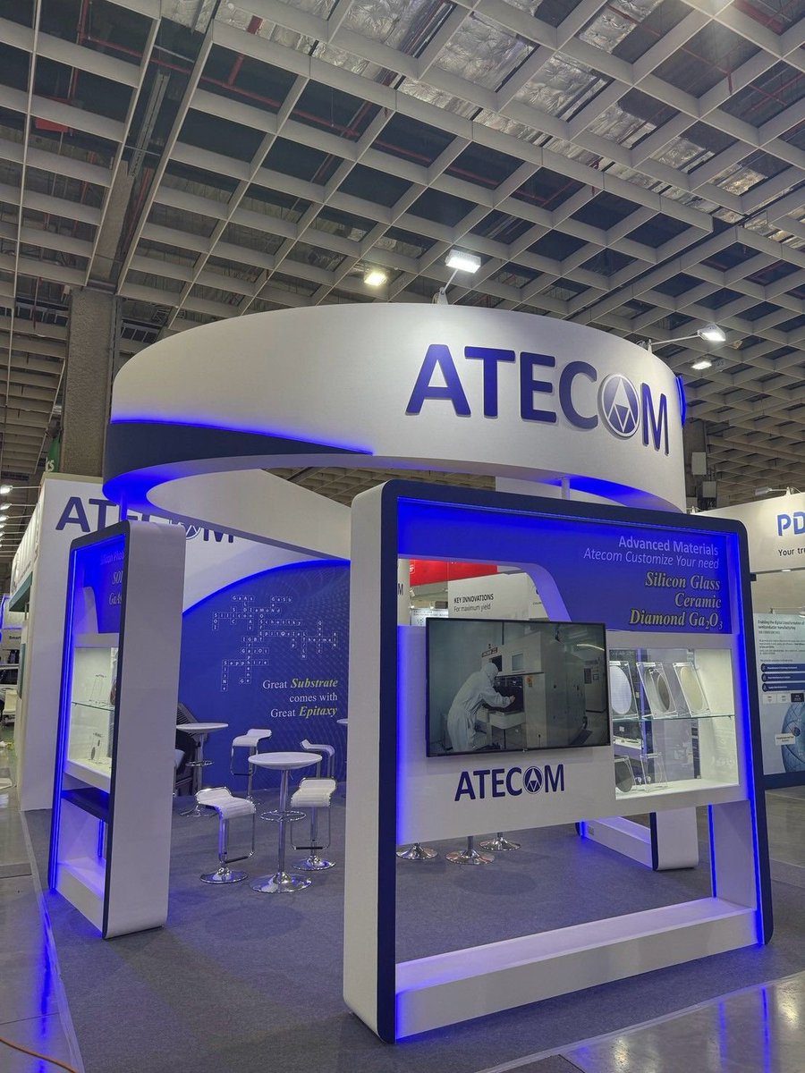 atecomtech's tweet photo. See you tomorrow! Discover the wafers built to fit your future needs. J2934 #AI #SEMICONTAIWAN #TaiNEX https://t.co/qa6dSaGmcD