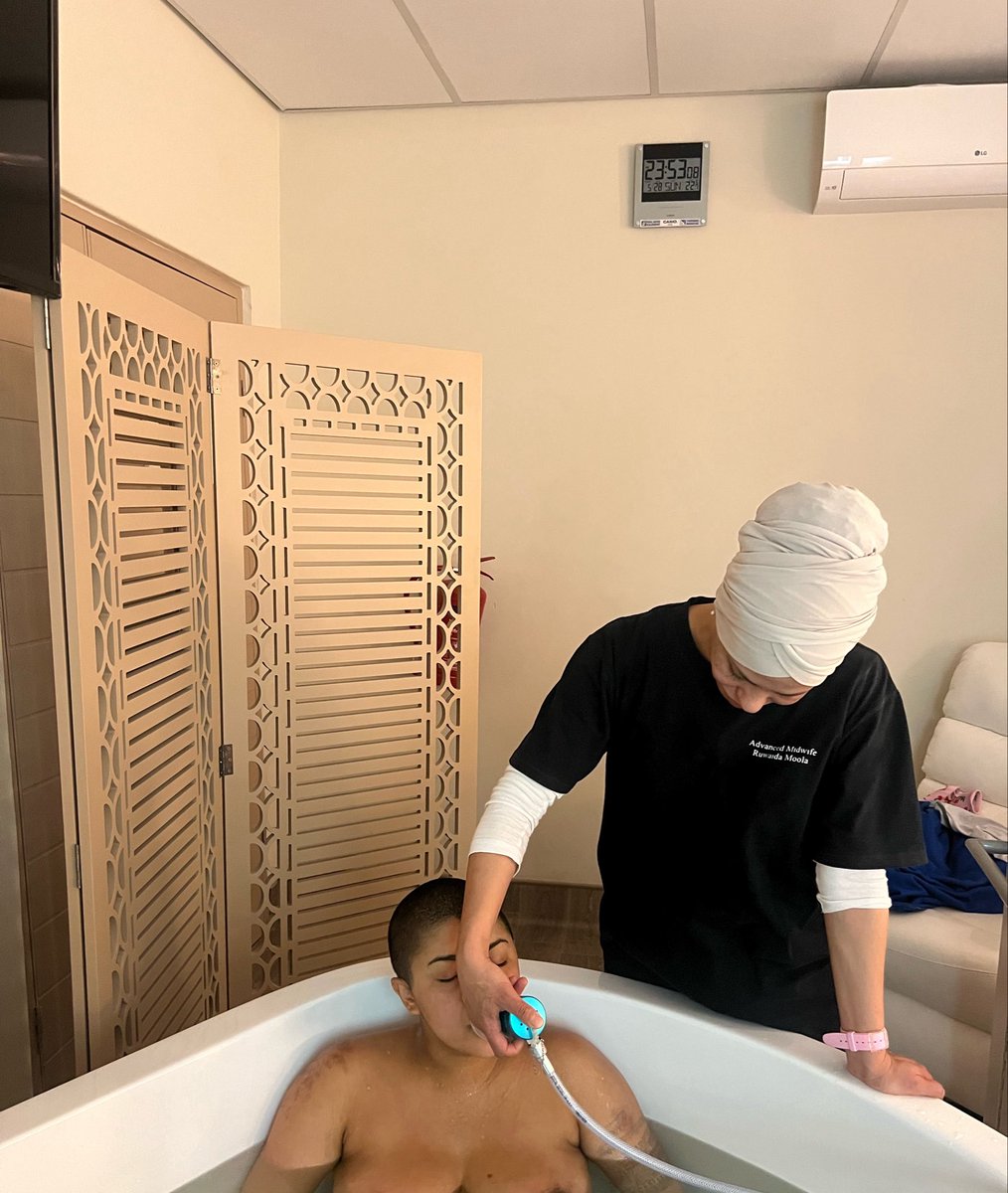 LadySkollie's tweet photo. It’s good to complain for awareness but lemme also share good vibes: for a knowledgeable, amazing midwife with connections to all major birthing centers &amp; hospitals check RUWAIDA MOOLA midwife and owner of BIRTH ON 5th (JHB) : https://t.co/9FHS1GGSHT