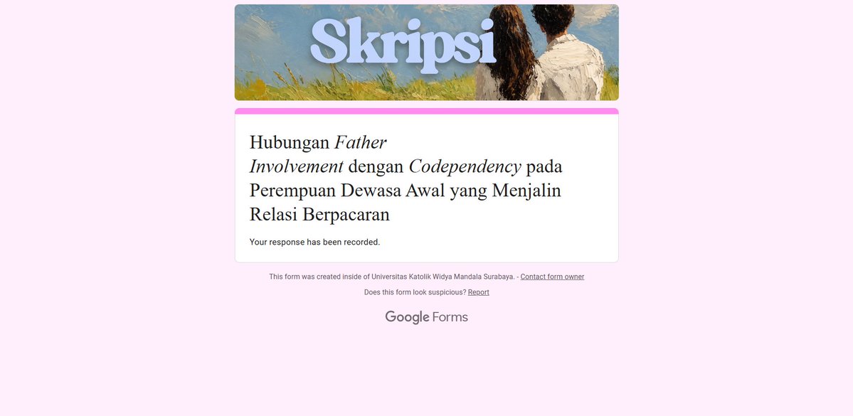 Christk_w's tweet photo. @poodlleee Saya sudah isi punya Kakak, mohon diisi punya saya juga please

https://t.co/Wjfw2S5iMt

Kriteria Responden: Pernah melihat atau mendengar tawaran investasi

Request:
- Isi mnrut pndpt msing"2 dan teliti https://t.co/gPLFpeTzGk