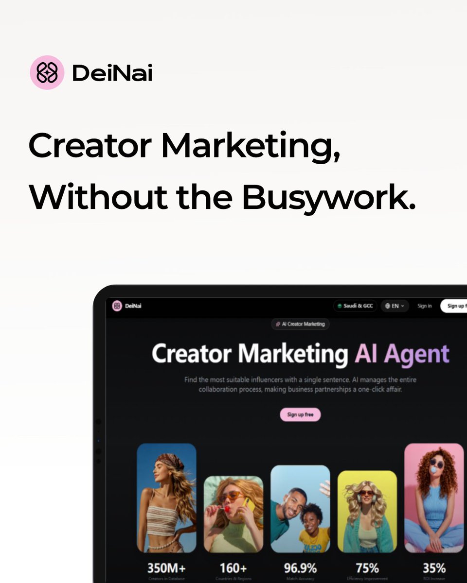 dei_nai's tweet photo. Creator Marketing AI Agent —— Automates your manual grunt work. https://t.co/nBCQqiO7fN