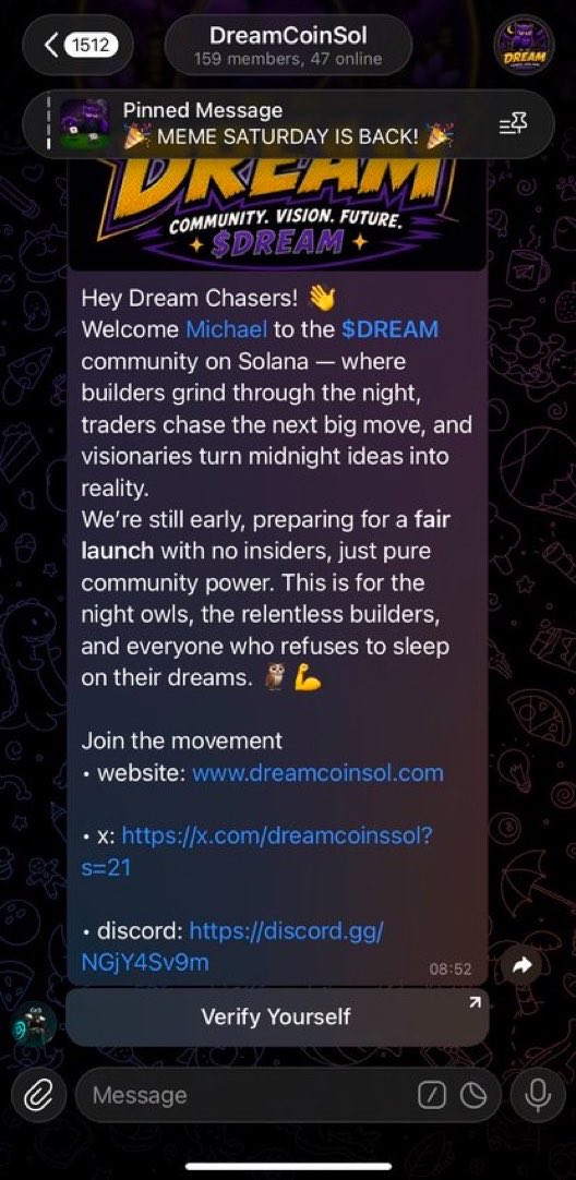 hash4704's tweet photo. @Shillumina47998 @DreamCoinsSol 9bz7q3adEuZb7Xm2EfN8y3SbXt1p3t7bZB6RUHrTfQkP https://t.co/ck1TOxljh6