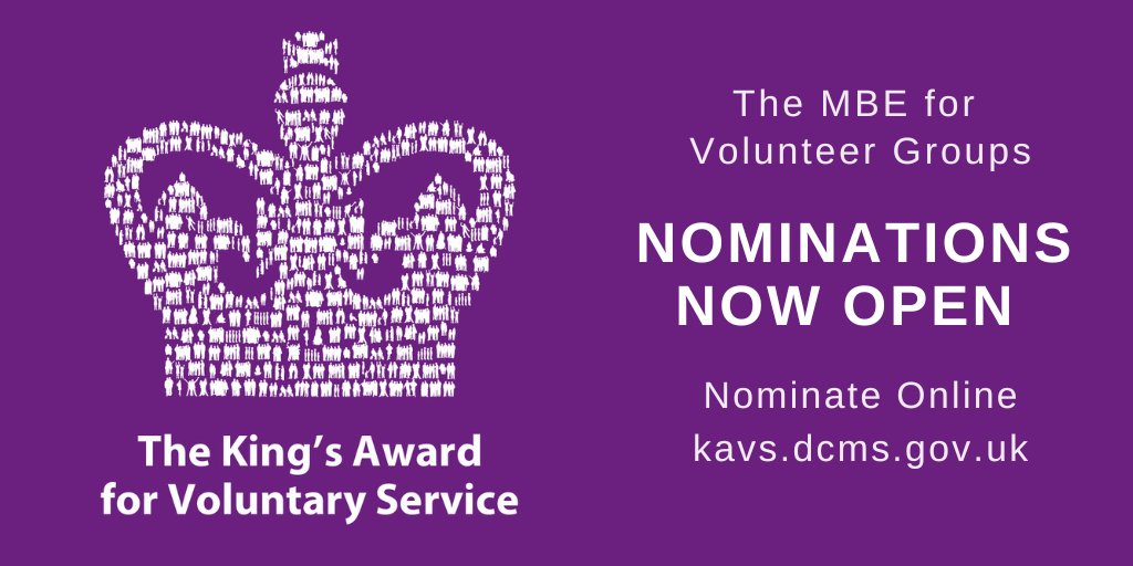 WiltsLieutenant's tweet photo. If you know of a wonderful Wiltshire organisation run by volunteers do please consider nominating them for a KAVS. https://t.co/MH32Qdz0y7