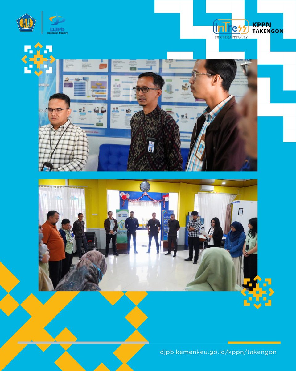 kppntakengon's tweet photo. 🌟 SIMPATIK 🌟

Halo, Sudereku #InTress! 👋

Kegiatan SIMPATIK kembali dilaksanakan sebagai pengingat untuk terus menjaga integritas dan profesionalisme dalam setiap pelaksanaan tugas.

📖 Materi: Kode Etik – Integritas
🎙️ Pembaca:
 Klarisa Judhika Nathaniece Nababan
 (Pelaksana) https://t.co/rVMxmwLULu