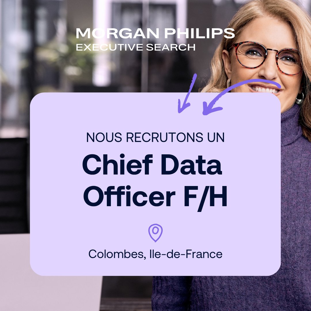 PascalTour's tweet photo. Notre client recherche un Chief Data Officer pour définir et déployer sa vision Data &amp; IA et garantir la gouvernance des données.

https://t.co/FYTgvX9K5E

#MorganPhilips #ExecutiveSearch #Data #CDO #Santé #Colombes https://t.co/kUyjxco4Vh