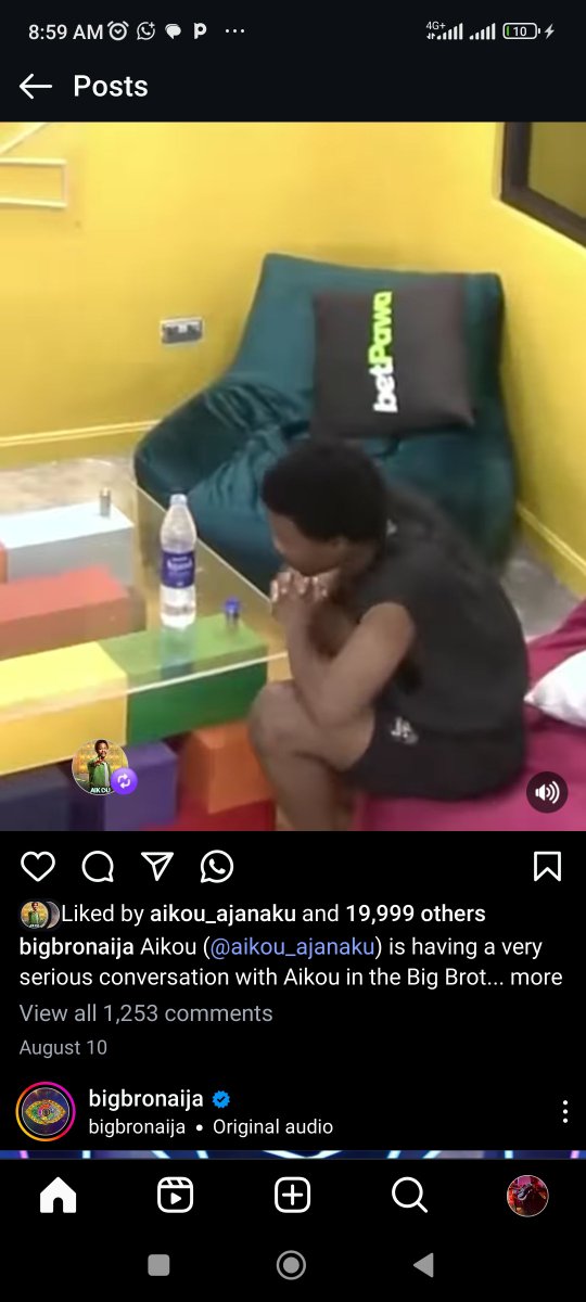 Buzoro42's tweet photo. Does saying aikou is acting for he's recent trending post, that why was he not doing such when he was a gambit but I guys most of the people sayin, ar not watching the shw, because he has about 2 similar clips on bbn main page,
Chck the date on this ,he was a gambit thn #BBNaija https://t.co/AjzDAJcQfi