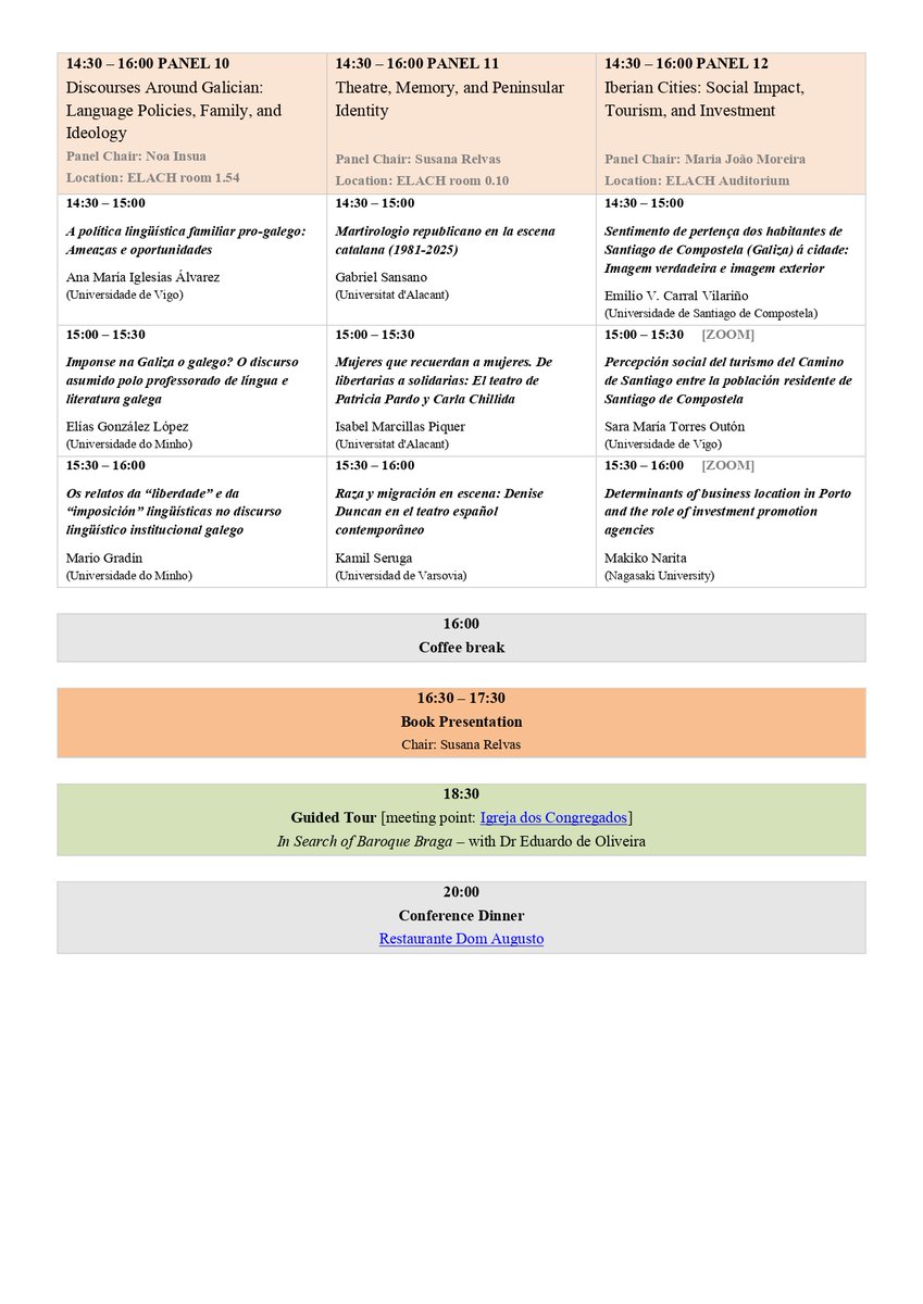 ACIS47th's tweet photo. Wonderful programme for the following three days! Fascinating panels and plenary talks, a guided tour, book presentations, workshops... https://t.co/TcKX6mpmk7