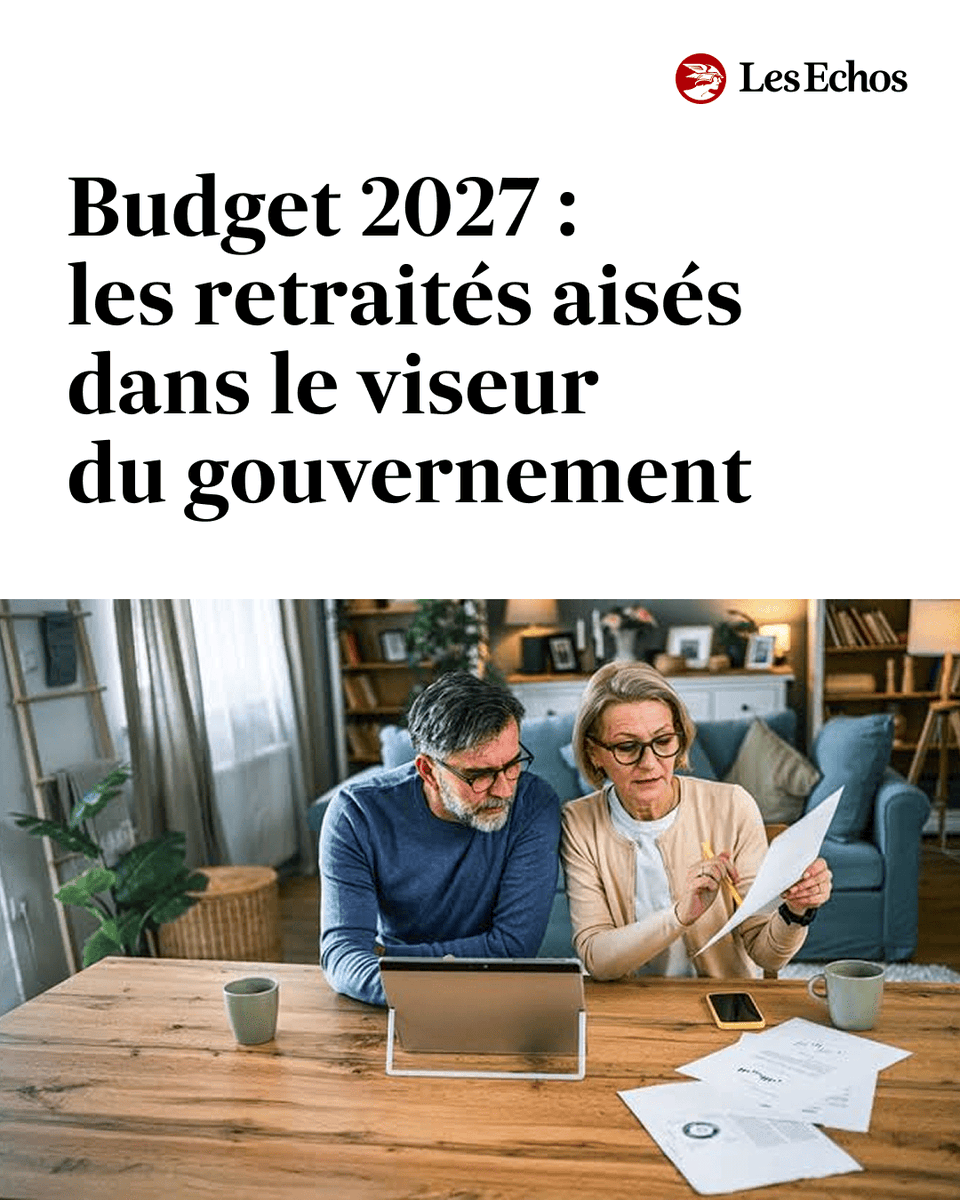 LesEchos's tweet photo. 💶 Les retraités aisés se retrouvent une nouvelle fois dans la ligne de mire de l'exécutif. ➡️ https://t.co/WGs2dLRk26 https://t.co/9u1iGP4KzE