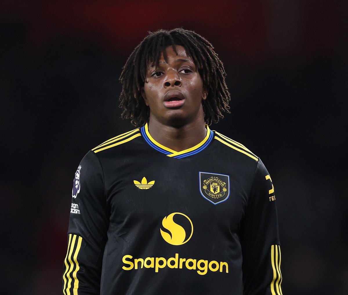 StretfordEndx's tweet photo. 🚨 NEW: Manchester United could use Carlos Baleba at left-back in some games if they don’t sign a left-back today. 

Patrick Dorgu could also play in a more defensive role. [@ChrisWheelerDM] #mufc https://t.co/Se21vcm5mP
