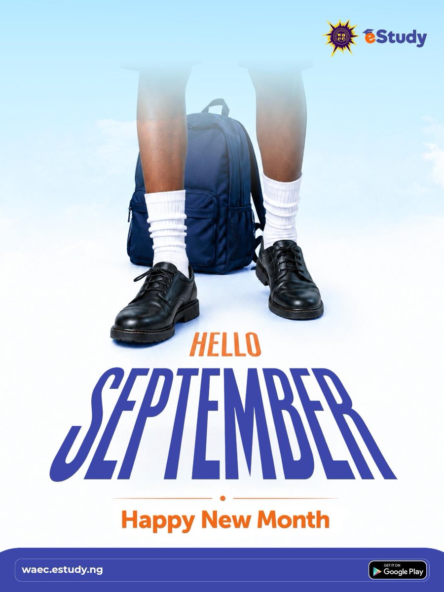 eStudy_ng's tweet photo. Happy New Month to our scholars, parents, partners, and friends! 🕺

As we step into September, may this month bring renewed focus, fresh opportunities to learn, and the motivation to keep working towards the future you envision. ✨ https://t.co/qiG3jM6KiU