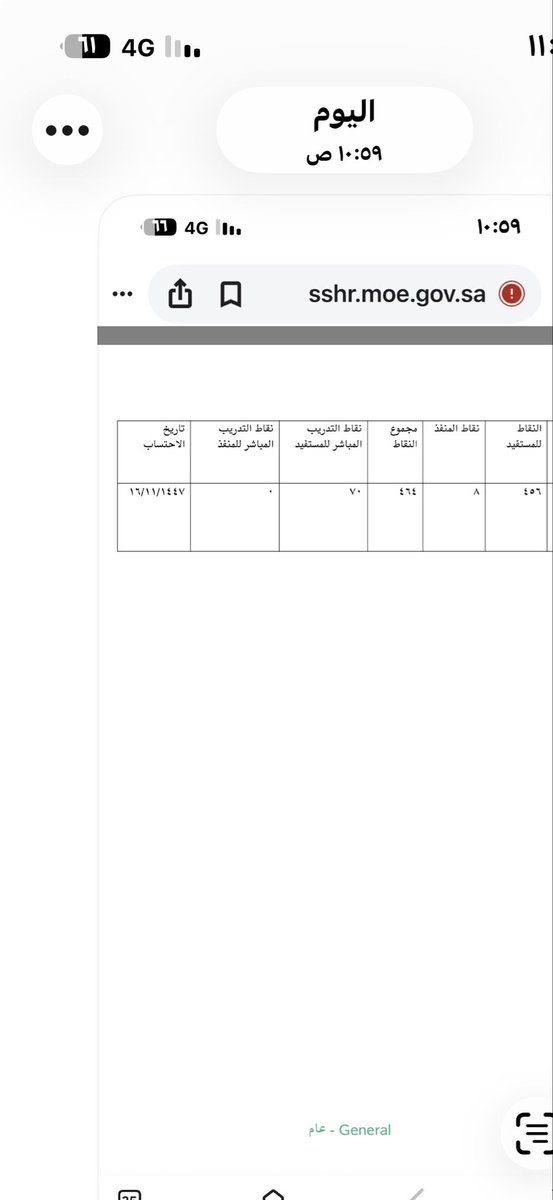 GeGe277090837's tweet photo. @al_zara1 @NBSbaqlaql يوجد رخصة مهنية
الشهادة جامعيه
عدد النقاط امامكم
ماهي المشكلة لعدم الترقية https://t.co/lDNlFgjMMI