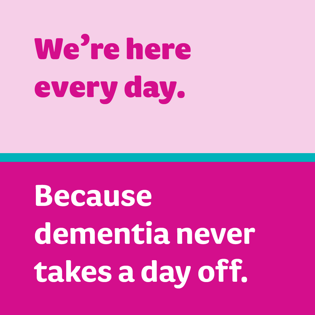 DementiaUK's tweet photo. With #dementia, you never know what’s coming next. That's why Dementia UK is here every day. 💙

Find out how we can support you: https://t.co/l0npIZQjrd

#WorldAlzheimersMonth https://t.co/LNAO49eShp