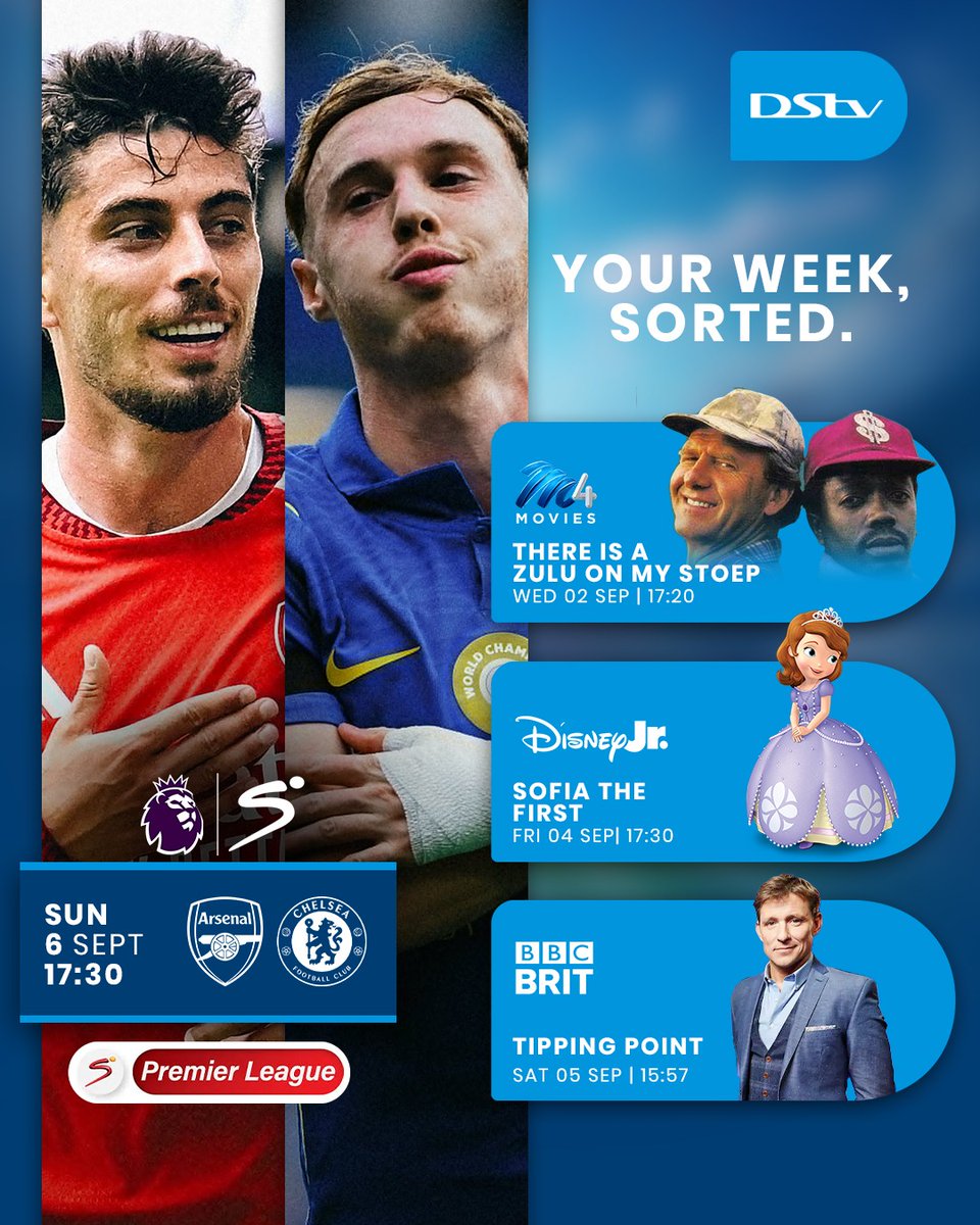 DStvForMalawi's tweet photo. 🔥 Your week, sorted on DStv! From Premier League action to must-watch movies, kids' favourites and lifestyle entertainment, there's something for everyone. 📺✨
Dial *470# to upgrade or pay and stay connection!
Switch on and enjoy! 💙 #DStvforMalawi #YourWeekSorted #ItsOn https://t.co/aouUUz9RDc