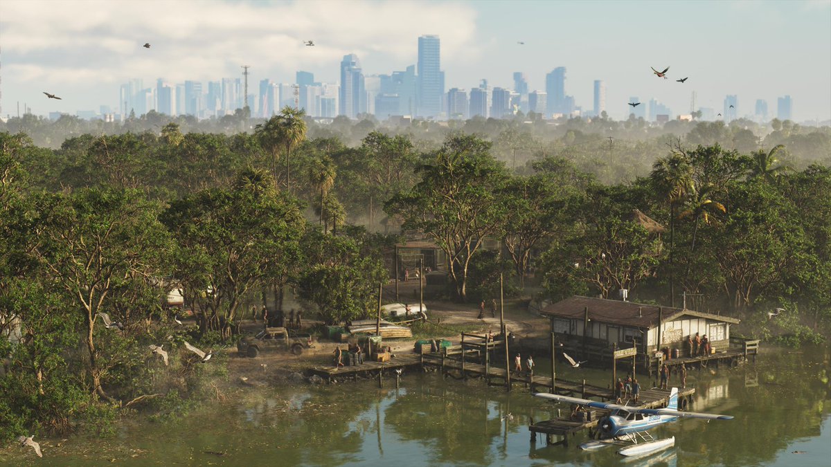 Kulturlesite_'s tweet photo. 🎮 DINGUE 

ROCKSTAR affirme que GTA VI est si grand que même ses développeurs ne connaissent pas toute la carte de Leonida !! 😭

🗣️ Rob Nelson, co-responsable de Rockstar North : « Le jeu est si grand, je ne sais pas s'il y a quelqu'un dans l'équipe qui le connaît entièrement » https://t.co/JhJxw9X4Pi