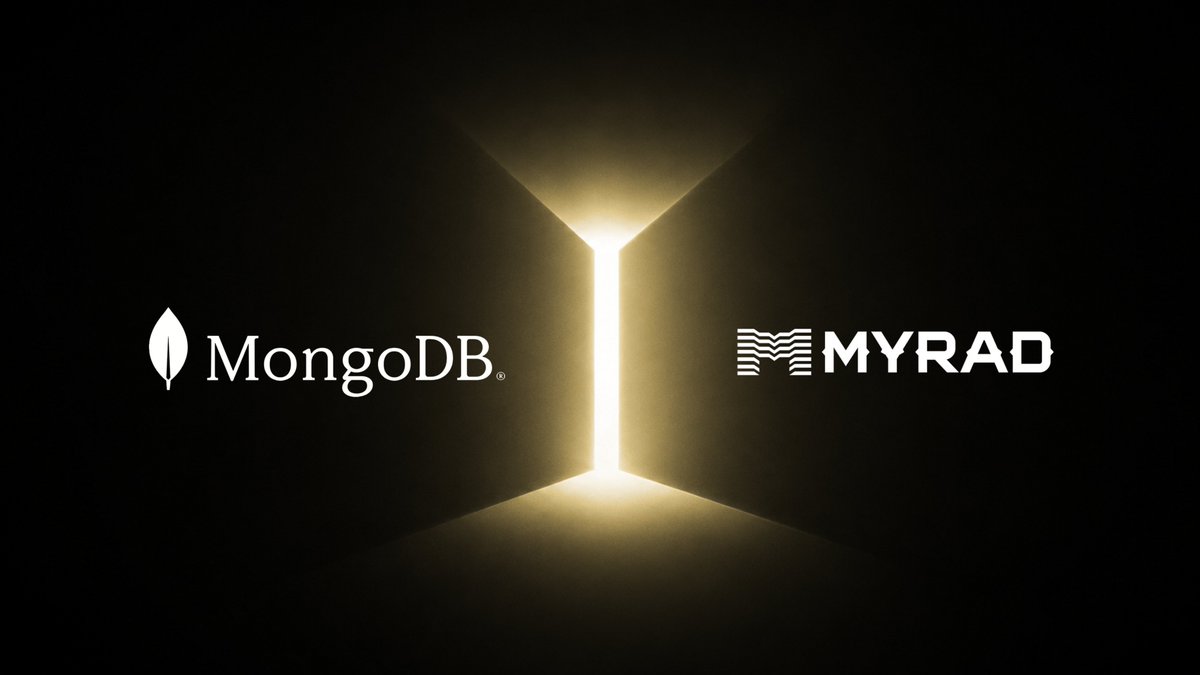 myrad_hq's tweet photo. Myrad is now supported by @MongoDB 🍃

Their startup program gives us atlas credits, technical expertise, &amp; support as we scale the infrastructure behind multi-dimensional datasets (images, video, and audio)

Multi-dimensional data support goes live soon! https://t.co/T2rWx2V4zT