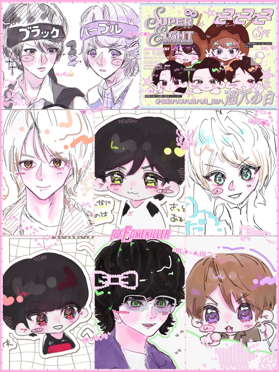 POMEKILLER's tweet photo. 好きなときに好きなように描いてます₍ᐢ𓈒᎔  ̫᎔ᐢ₎♥
0️⃣からのスタートなので全反応巡回します🍨💫⭐︎

 #絵イターさんと繋がりたい 
 #エイト絵師さんと繋がりたい
 #hyphenさんと繋がりたい https://t.co/of09psKlJn