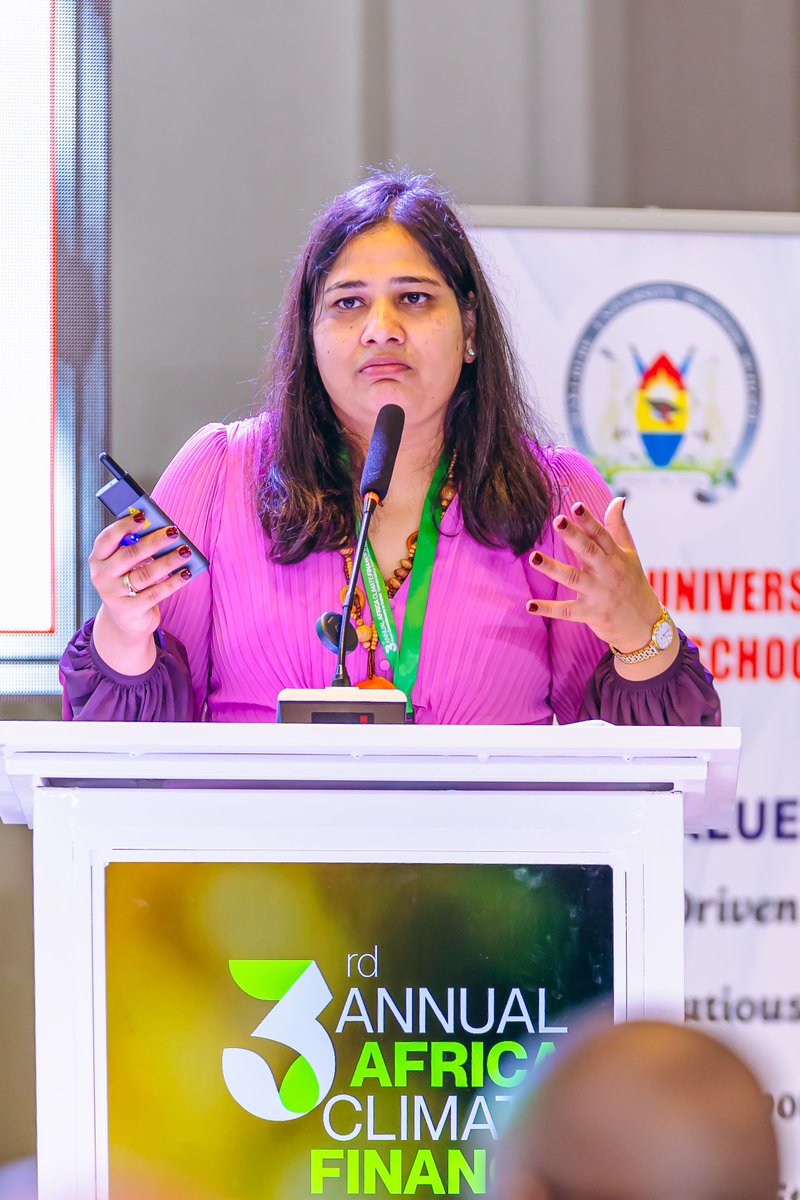 Jude_Mugabi's tweet photo. "Africa remains at around 4-5% of global climate finance flows.
More money overall does not automatically mean more money where the climate vulnerability is highest." - Ms. Chavi Meattle, Climate Finance
Specialist (Climate Policy Initiative)
#3ACFC26 #CFSC #ClimateFinance https://t.co/Mw5r1rJuLW