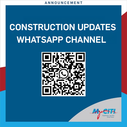 myciti_phase2's tweet photo. 📢Reminder: Get the latest MyCiTi Phase 2A roadworks, traffic impacts, project progress and construction alerts directly on WhatsApp. Join from your phone: https://t.co/Naat8jXSEf or search “MyCiTi Construction Updates” in the Updates tab. #ConstructionUpdates #WhatsAppChannel https://t.co/1eK9GKpJOA