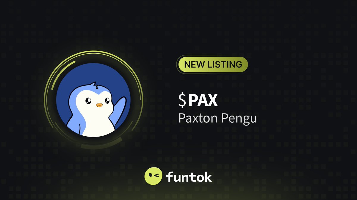 funtokio's tweet photo. 🔥 New Listing @paxonsol 🔥

$PAX is now listed on FunTok.

💰 Market Cap: $1.88 M

🔎 Discover: https://t.co/jaX6LMDEAn

#NewListing #FunTok #Solana https://t.co/b4LfQTQnQs