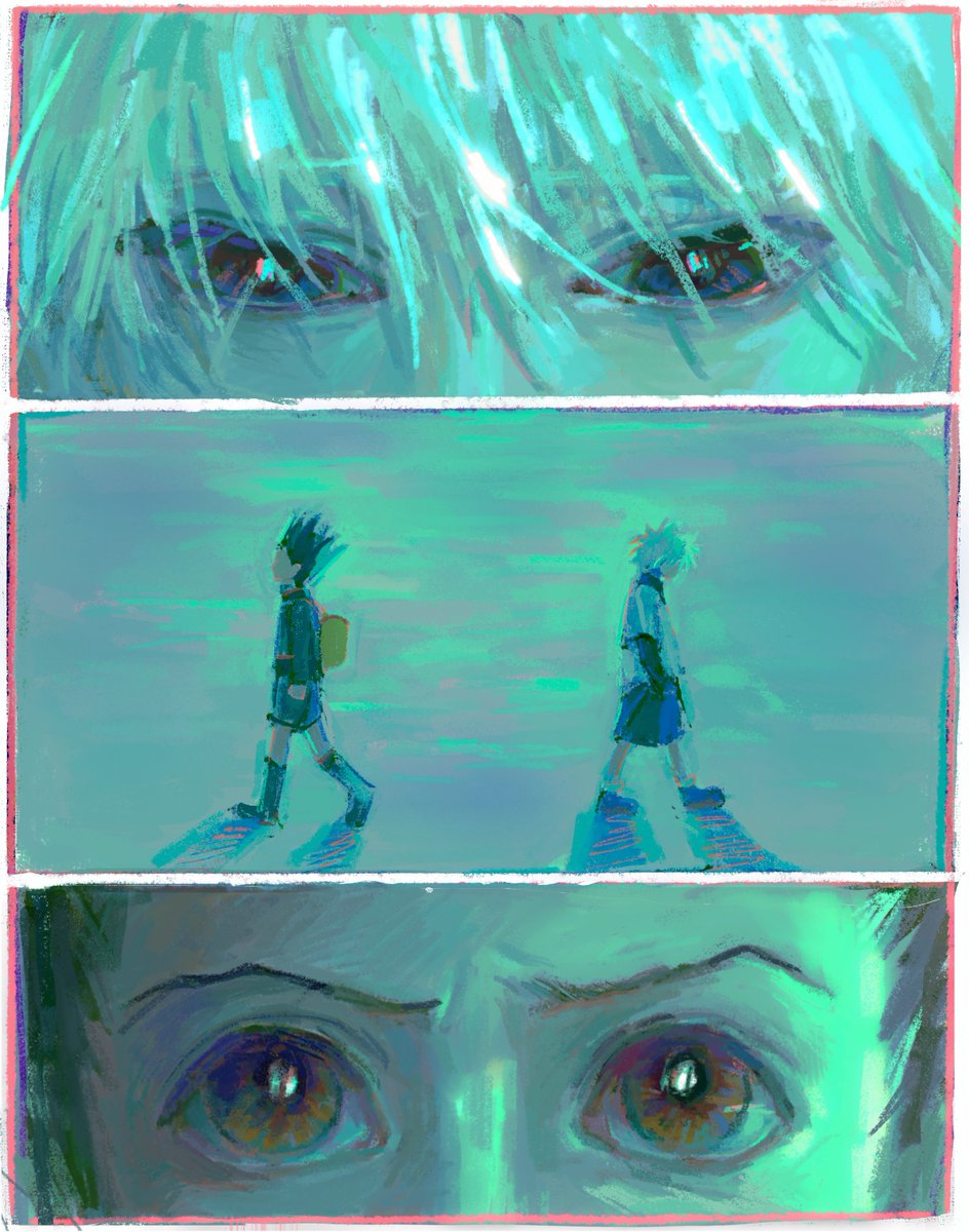 monica167000's tweet photo. オレ達どこに居ても仲間だから　🎣⚡️#hxh https://t.co/YgShnU1XiS
