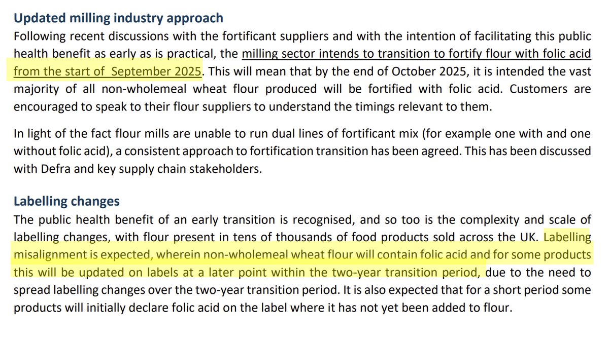 ClareCraigPath's tweet photo. The UK population has been consuming folic acid for a year without knowing it.

Sign petition below. https://t.co/gsrYoLFCez