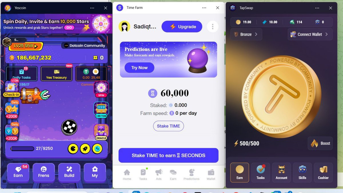 3dosNetworkk's tweet photo. 🔥Top Telegram projects that scammed their community 🎯

1. Timefarm
2. Blum
3. Paws
4. Fintopio
5. Dotcoin
6. W-Coin
7. Hamster Kombat
8. Memefi
9. Catizen
10. Tomarket
11. The Rocket
12. Pixeltab
13. CEXIO
14. Arixdex
15. Yescoin (Both yellow and white)
16. Memeland
17. Tapswap
18. Tonstation
19. Avacoin
20. Firecoin
21 . Solstone
22. Agent 301
23. Simple coin 
24. Tonsdao

Which other ones am I missing 👈🏻

And which one hurts you then most ✅