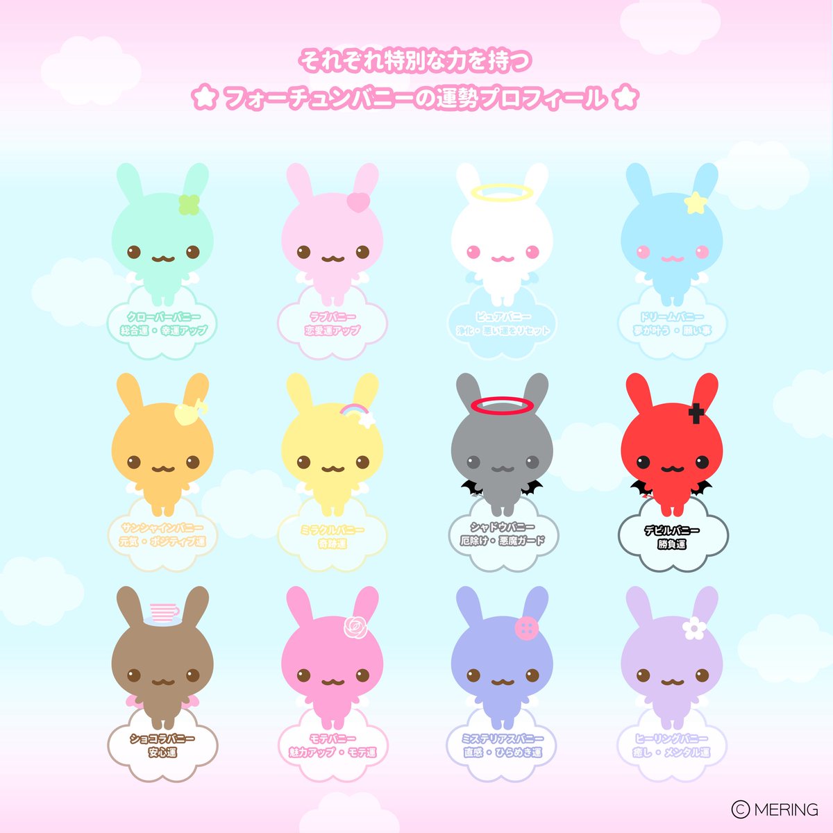 MERING_JP's tweet photo. 幸運を呼ぶF︎︎♥︎︎rtune Bunny! https://t.co/pzOFCT1LgG