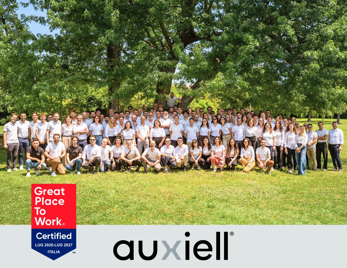 GPTWItalia's tweet photo. 🙌 Congratulazioni ad auxiell per aver ottenuto anche quest’anno la Certificazione di @GPTWItalia!

Questo riconoscimento testimonia l’impegno dell’azienda nel costruire un ambiente di lavoro fondato sulla fiducia.

🔗 Scoprite di più su auxiell: https://t.co/CoizxogpJw https://t.co/mzalM5qg1P