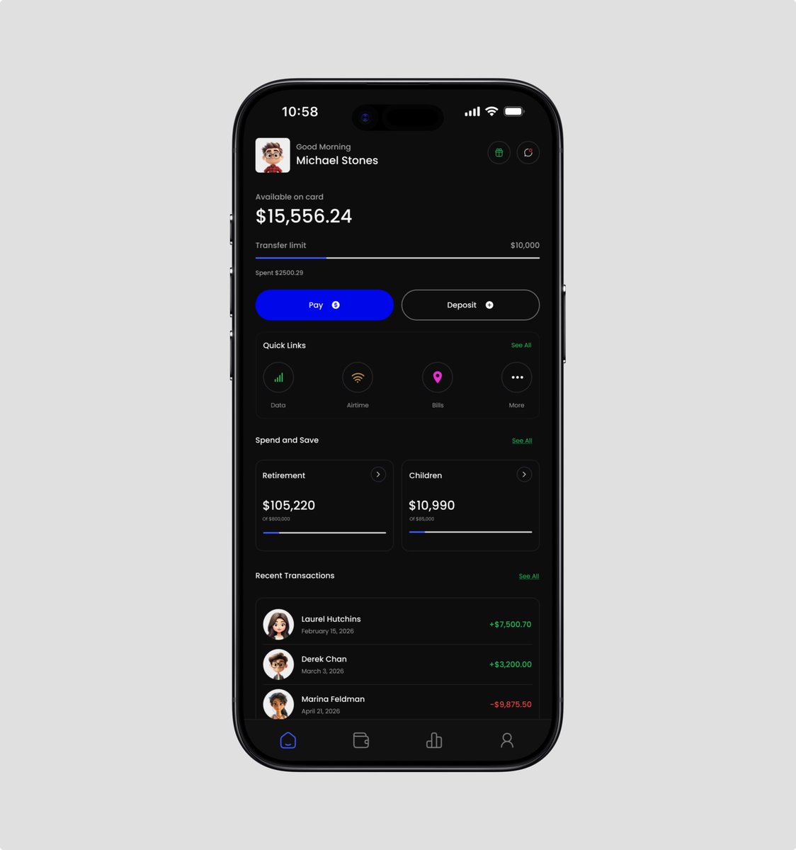 0x_TOBZ's tweet photo. screens from recent mobile application projects 🪄 https://t.co/2vFOF9bOkL