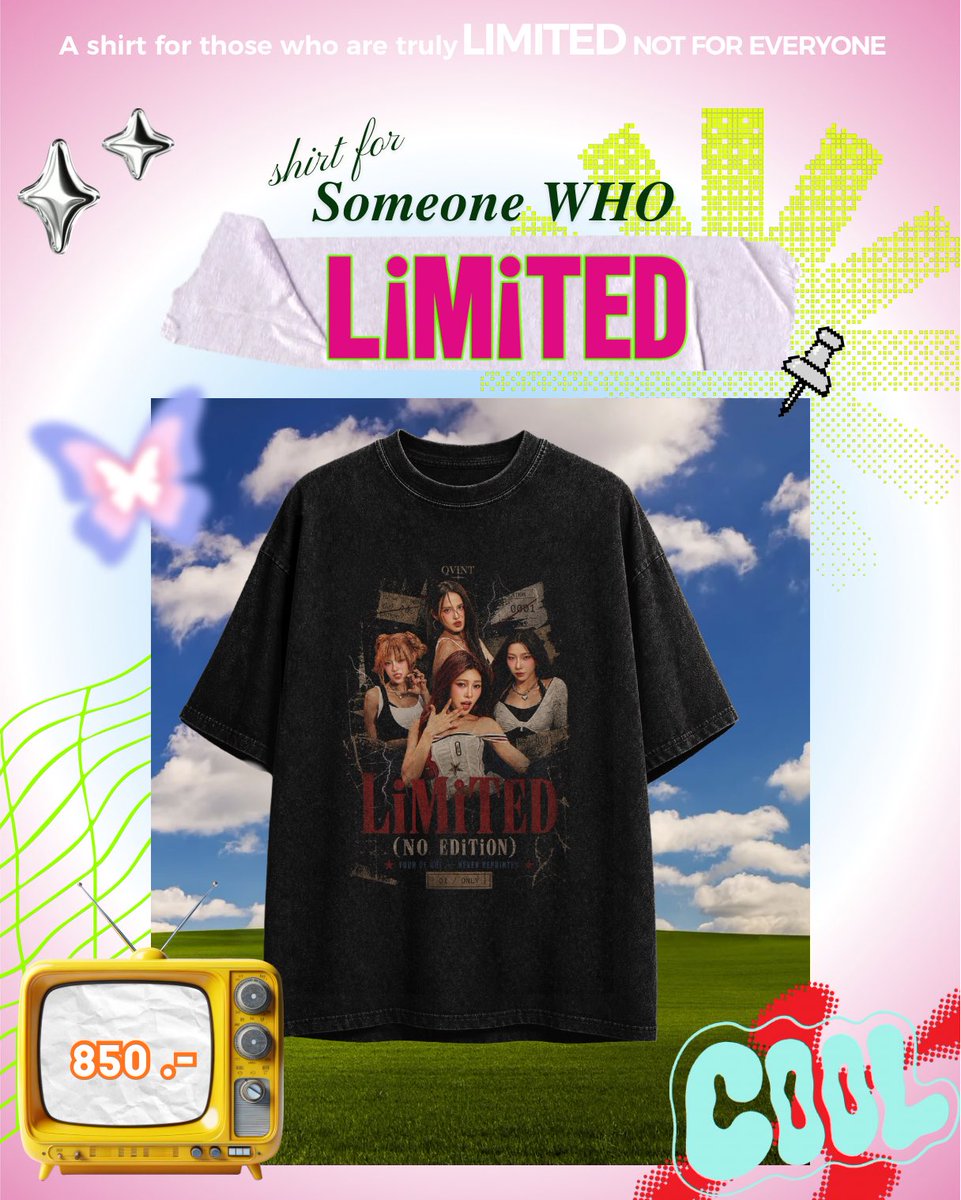 QVINTOFFICIAL's tweet photo. LiMiTED (NO EDiTiON) OFFICIAL MERCH 

ถึงเวลาสร้าง LiMiTED ของตัวเอง🖤🫪

🪞 QViNT Sticker — 59.-
🪞 Folding Mirror + Sticker — 169.-

👕 LiMiTED (NO EDiTiON) T-Shirt — 850.-

📍สามารถสั่งซื้อออนไลน์ได้ทาง
LINE: @qvint

#LIMITED_QVNT #QVINT #LiMiTEDNOEDiTiON https://t.co/R7qWFpSaRH