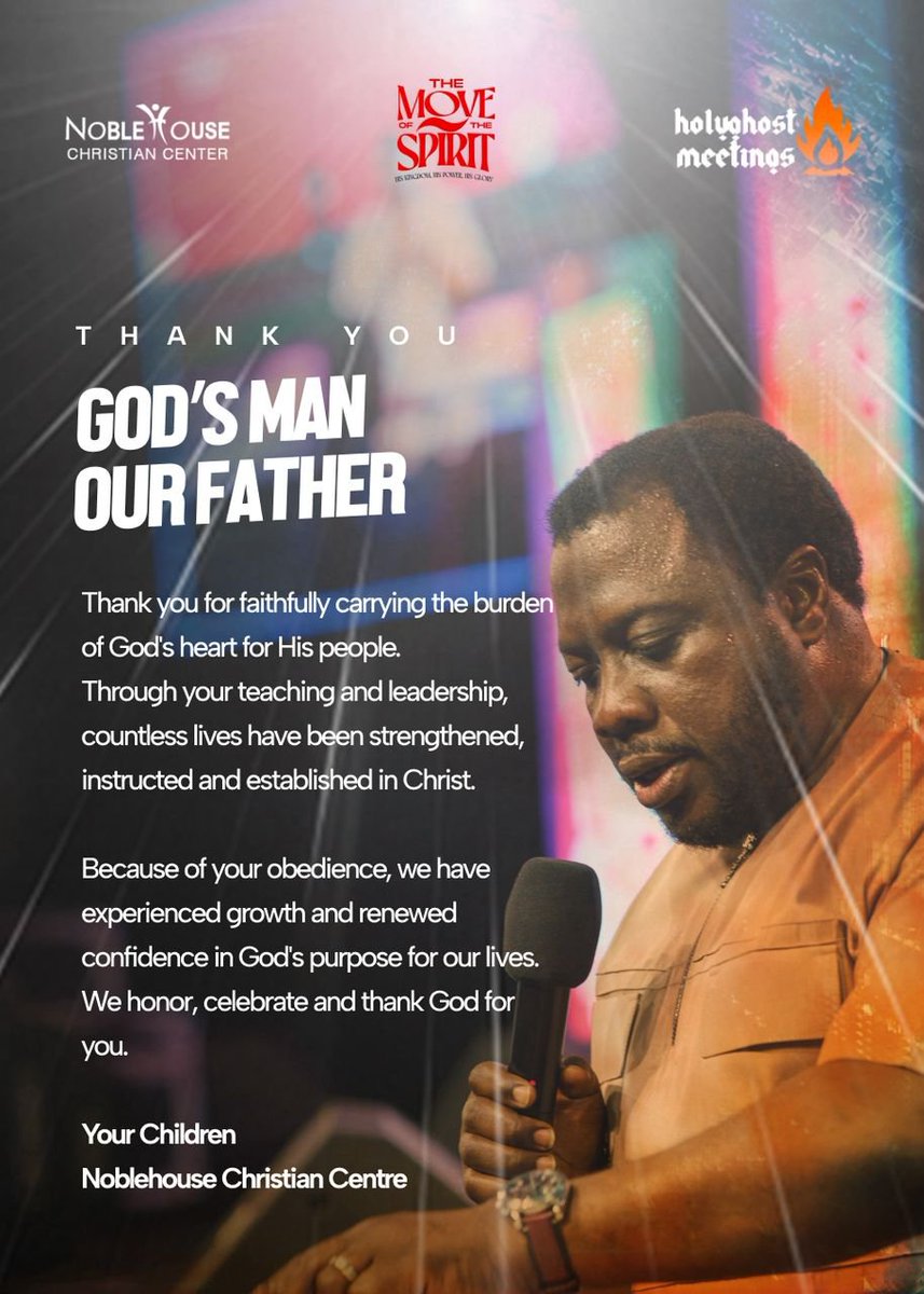 Noblehousecc's tweet photo. WHAT A WEEKEND! 🔥

From Friday to Sunday, we witnessed God’s mighty power through healing, impartations, and stirred ministries.

We’re grateful to every vessel God used.

Now, let’s celebrate them across our social media platforms.

#TMOTS #HGM #Noblehousecc https://t.co/BHu8me7Wyb