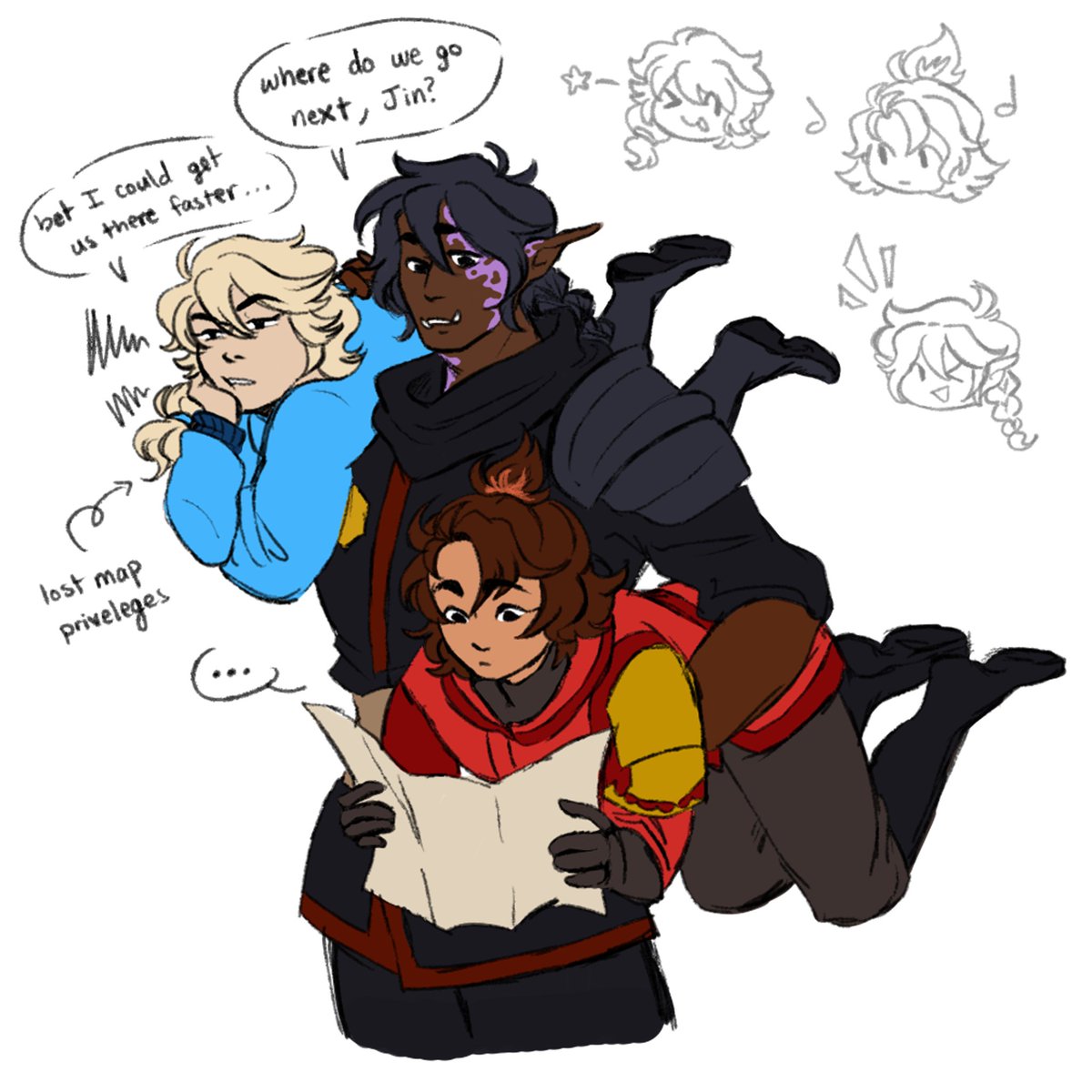 niccichi's tweet photo. hot spring trio shenanigans 🔥⛈️🪨 https://t.co/glkgHZlx0Z