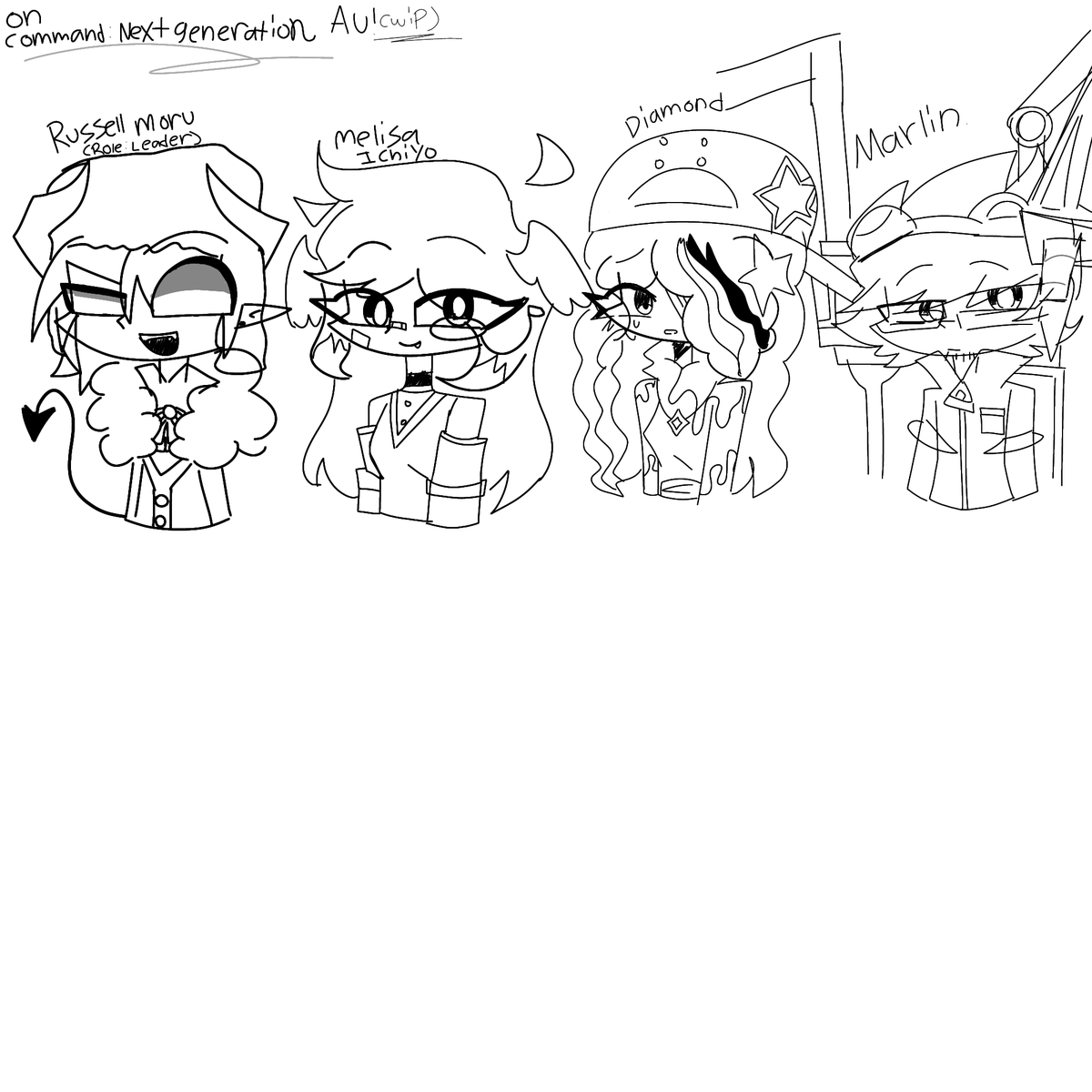 Fyodor_Russh's tweet photo. WIP!! :D

( The Actual On Command Next Gen AU ) https://t.co/l9xvGSZFb0