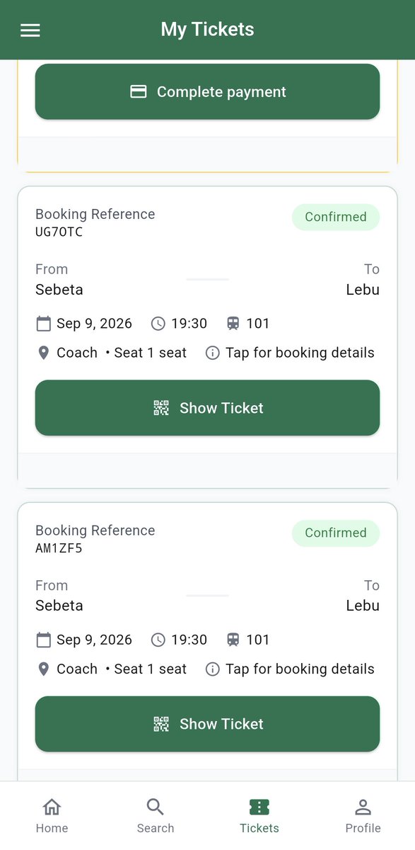 dabala_yonas's tweet photo. @TakeleUma There is an issue with the app; it shows other people's tickets. https://t.co/gyLVZkEpIy
