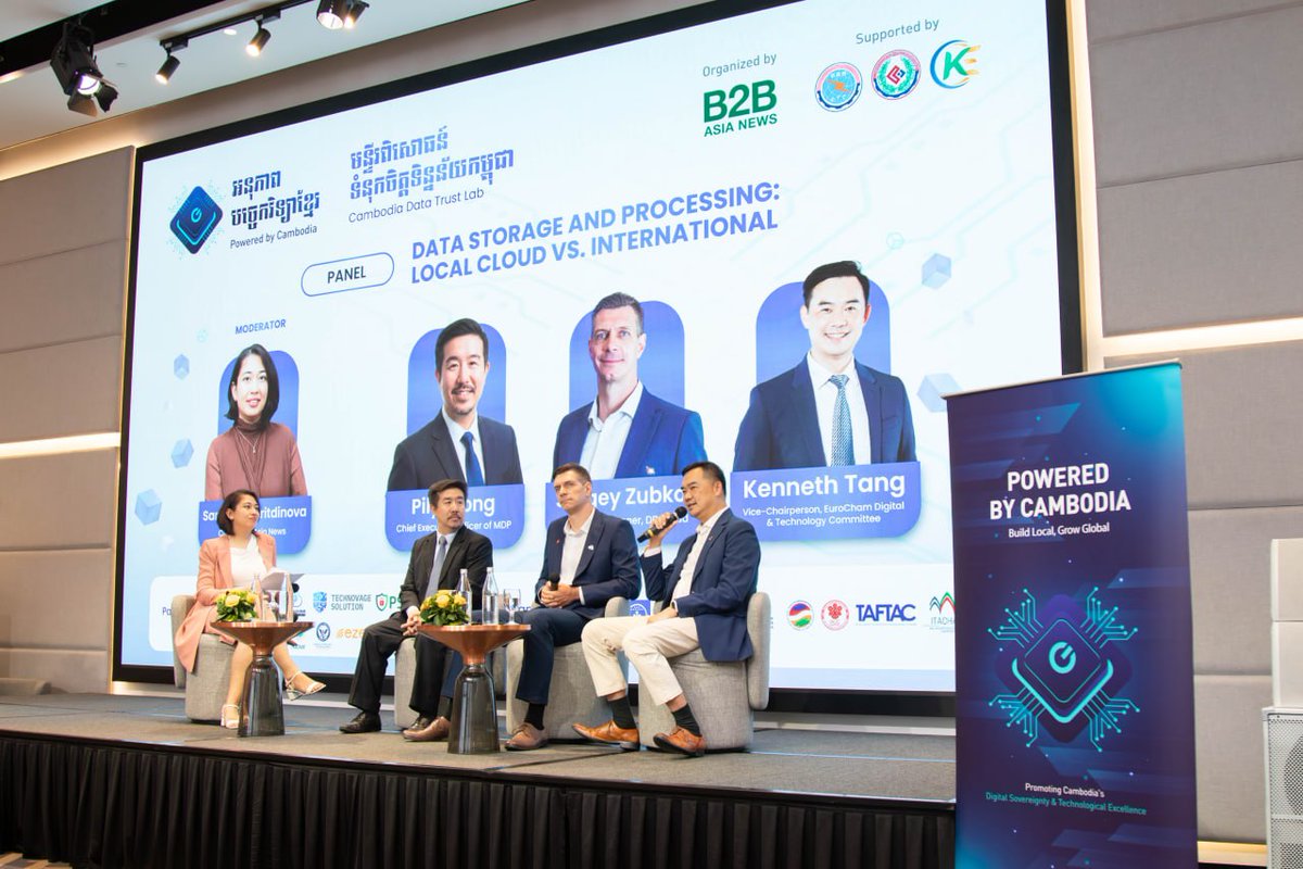 b2basianews's tweet photo. ‘Cambodia Data Trust Lab’ Leads Dialogue on Cyber Resilience, Data Management and Digital Infrastructure

Read: https://t.co/fDW5Y1Ry14

#b2basianews #Poweredbycambodia #DataTrustLab #Event #campaign #digitalskills #IT #technology #Data #Cloud #cybersecurity #cambodia https://t.co/5b852C1RdF
