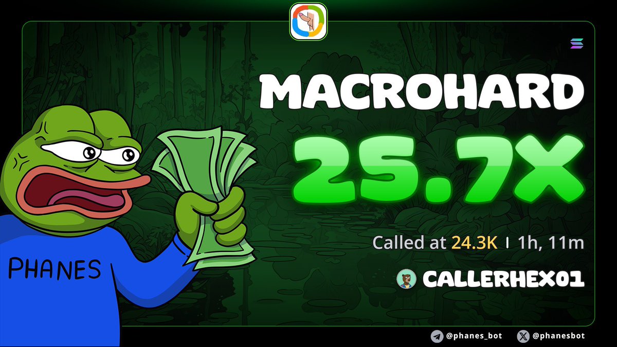 callerhex01's tweet photo. Eating good 25x on $MACROHARD

3dgGSHC49cbcmdjuZD6y1WDAtsP91v7j8Z1hTey9pump

#solana #memecoin #memecoin1000x #fomo https://t.co/t5t7slVzhk