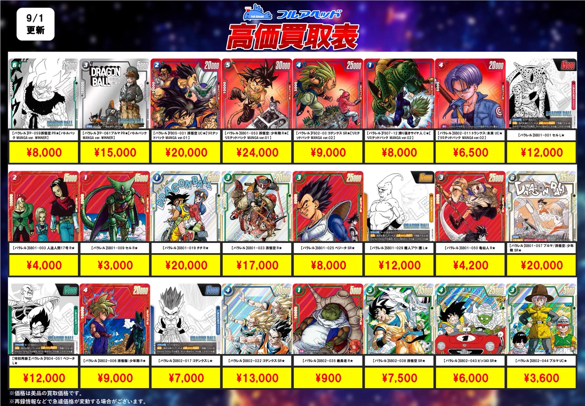 フルアヘッド大阪日本橋店 в X: „🐉ドラゴンボールフュージョン