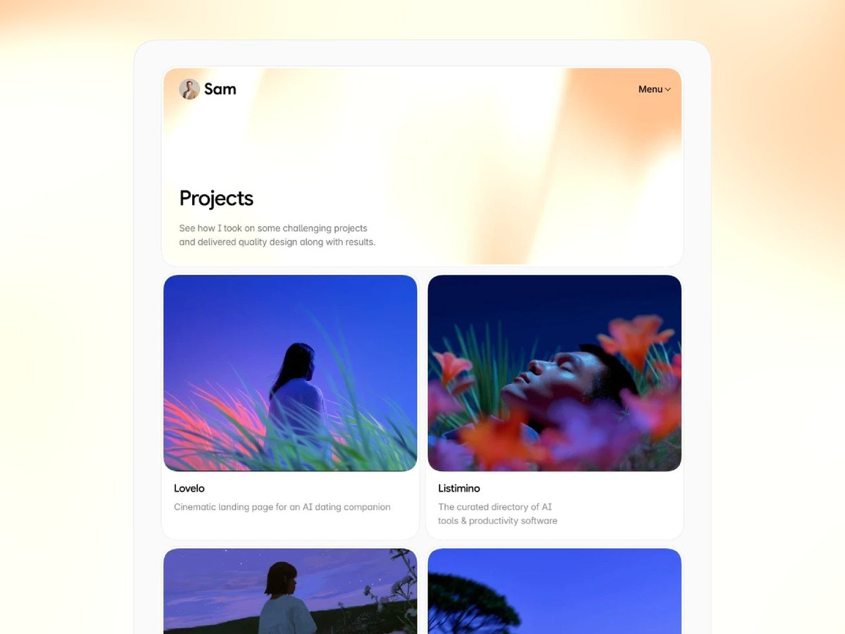 cosmoeui's tweet photo. Onelink is the only link-in-bio style portfolio template you need for @framer. 

Includes everything you need, from client work to showcasing your digital products, and of course a blog!

Ship your portfolio site today.

Remix: https://t.co/4mHzv7JOMb https://t.co/Wkq5i5Nuif