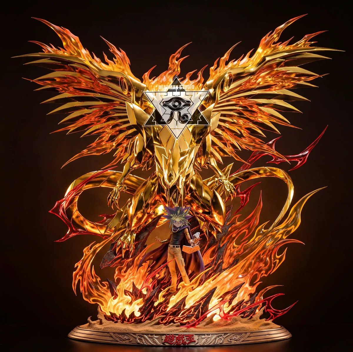 Sephiyo's tweet photo. Ils se lâchent complétement sur Yu-Gi-Oh en ce moment 🫣
Obelisk the Tormentor par Deadman studio
📐H70cm x W62cm x D50cm
✨LED
💸655$ + ship
Vraiment très stylé non ? https://t.co/Q4iYSfPnCj