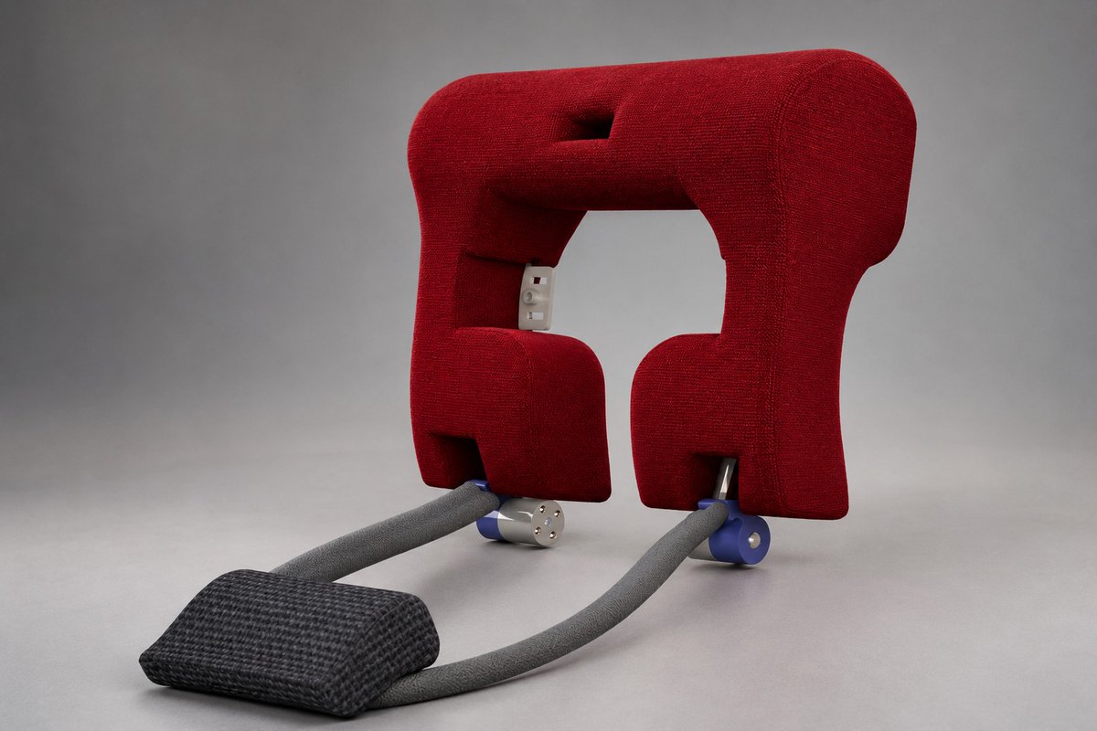 Mechoryx's tweet photo. An ergonomically engineered headrest designed for improved comfort, stability, and precise user positioning. The contoured cushioning distributes pressure evenly, while the adjustable arms and secure mounting mechanism provide flexible positioning and reliable support.

Designed for easy adjustment, structural durability, seamless equipment integration, and manufacturability.

Engineering Focus

#MechanicalEngineering #MechanicalDesign #ProductDesign #ErgonomicDesign #MechanismDesign #IndustrialDesign #ProductDevelopment #CADDesign #SolidWorks #3DModeling #PrototypeDevelopment #DFM #DesignForManufacturing #ManufacturingEngineering #MaterialSelection #EngineeringDesign #ProductEngineering #PrototypeValidation #3DPrinting #RapidPrototyping #EngineeringSolutions #IndustrialEngineering #Manufacturing #MechanicalSystems