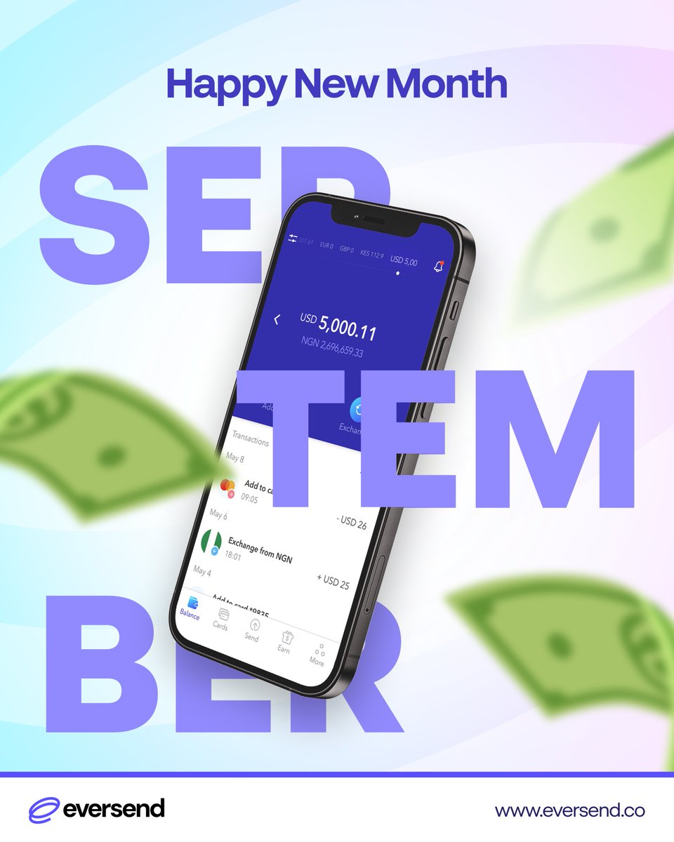 eversendapp's tweet photo. A new month doesn't need a new you 😅.

Just keep going 💪.
Keep learning 😎.
Keep building 🙌.
Keep showing up 💙.

#SeptemberVibes https://t.co/GFtdAbweVI