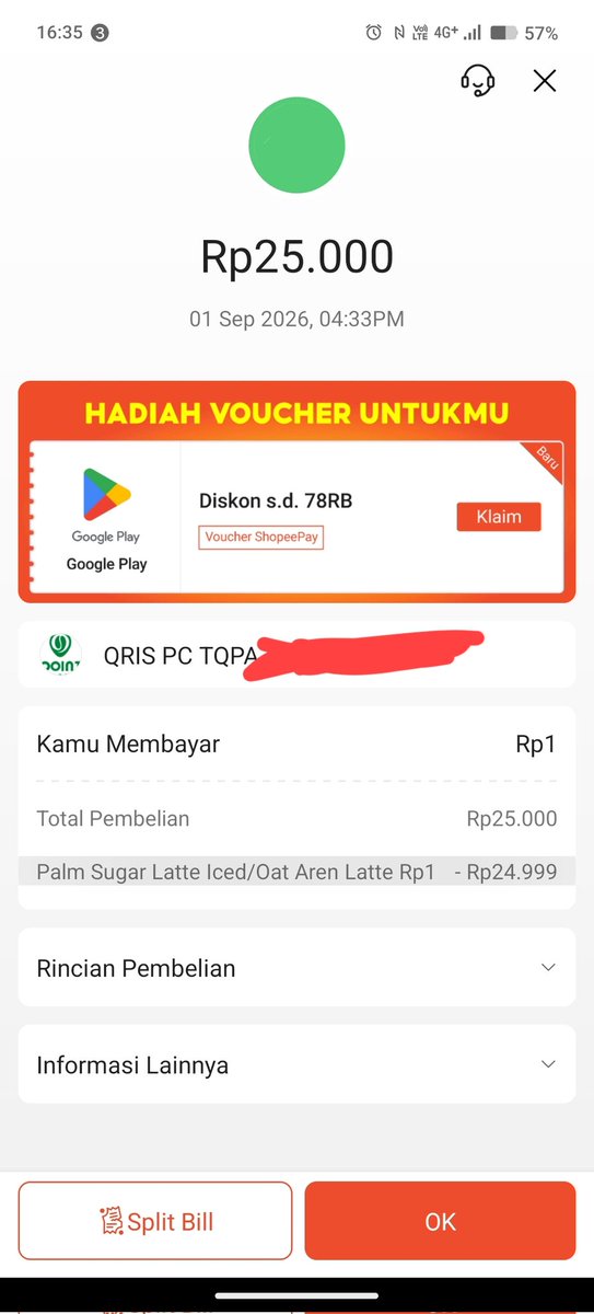 demetergreen12's tweet photo. @kholifahtr15_ @RacunBelanja 16:33 kakk https://t.co/6nDvv1ZLOq