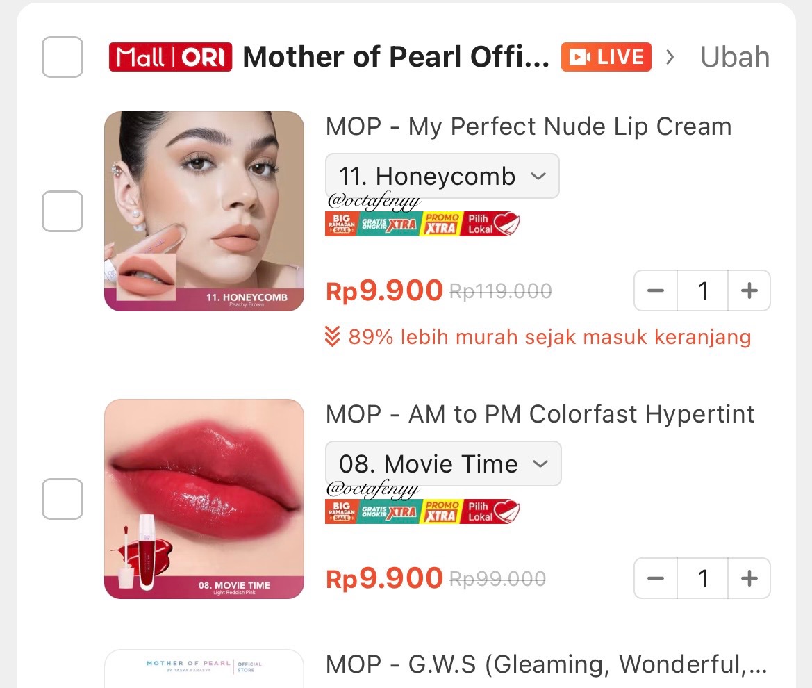 octafenyy's tweet photo. In this economy, catet tanggal penting ini biar lebih HEMAT‼️

1. Tanggal 1 khusus beauty 
2. Tanggal kembar (2.2, 3.3, 4.4, dst.) 
3. Tanggal 15 VIP Day diskon 50%
4. Tanggal 17 produk lokal diskon 50% s/d 50rb + serba 17rb 
5. Tanggal 25 voucher receh diskon 99%

Lanjut … https://t.co/5Tx8cZnglF