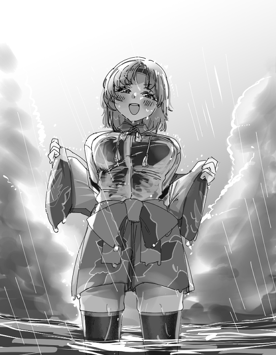 42ty765uiw2krmu's tweet photo. 提督残念でしたー　中に水着を着ているので肌着は見えませーん https://t.co/gTGXhNfJdN