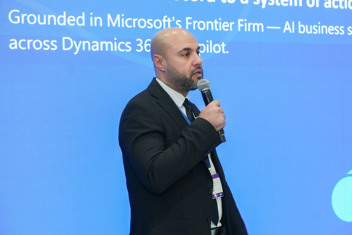 linkdevelopment's tweet photo. Session wrapped: Reactive to Autonomous, The CRM Evolution. The takeaway? Autonomous beats reactive, every time. Ehab Geddawy, Microsoft booth, Hall 1, Booth #E30, LEAP 2026. @Microsoft_Saudi #LinkDevelopment #MicrosoftArabia   #MicrosoftAI #oneLEAPaway #LEAP26 https://t.co/o0SzKdFQXl