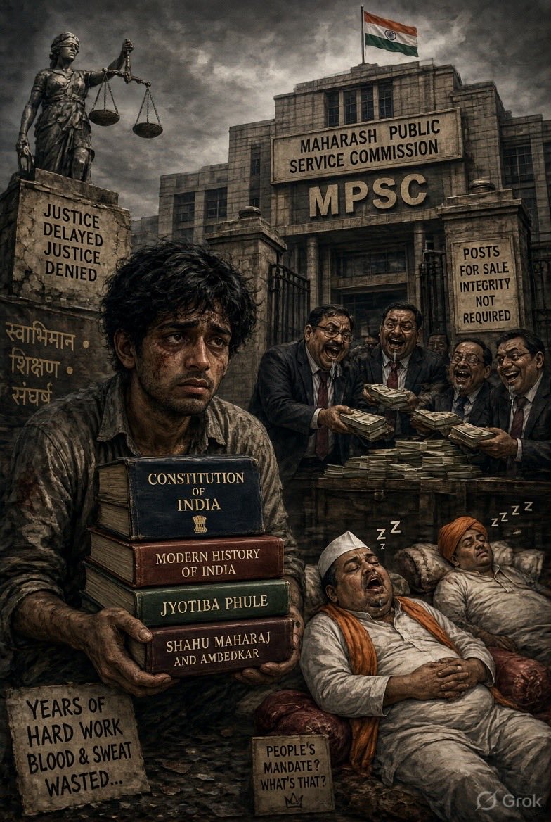 Conkerbery's tweet photo. Silence of @mpsc_office on core issues deepening crisis of credibility and accountability. With huge trust deficit  and communication gap things are getting worse. coming exams r scheduled involving lacs of aspirants trying their fate studying tirelessly.
It’s time to act now. https://t.co/PxshZAx2Kh
