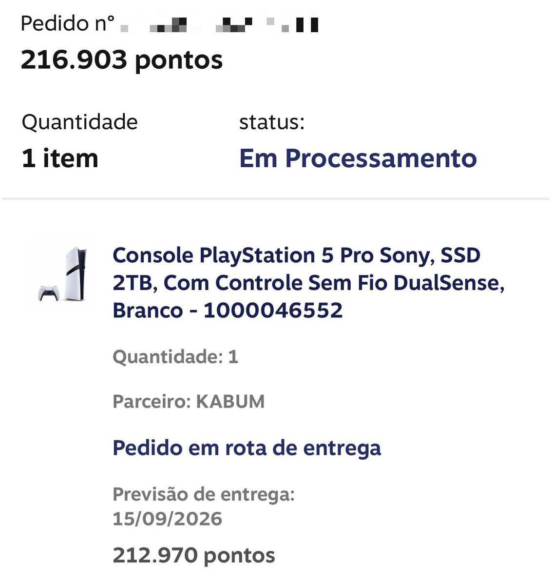 SimbasJungles's tweet photo. Lembrete eventual pra você nunca usar o Nubank, e sim algum banco com cartão que pontua.

Acabei de pagar R$ 0,00 no PS5 Pro. https://t.co/1wtoYEDRRP