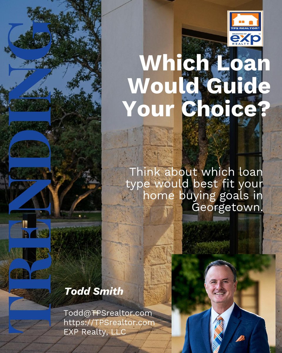 TPSRealtorATX's tweet photo. In Georgetown, picking between conventional, FHA, or VA loans sets the tone for what’s truly possible, many buyers now leverage these basics to buy where they want, not just what they can.

What would tip your decision? https://t.co/WdqPesqCVj